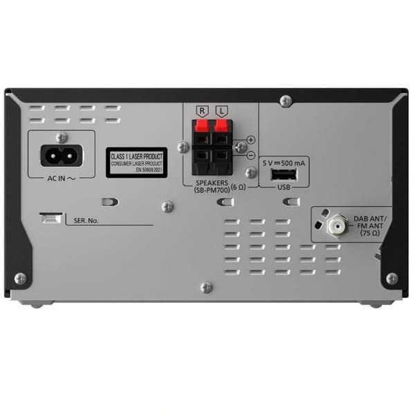 Microkedja Hi-Fi - Panasonic - SC-PM702EG-K - 80W - Bluetooth - DAB+/FM - USB