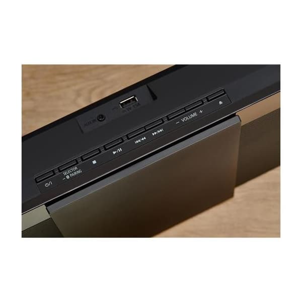 PANASONIC HC302-K anslutet mikrosystem - CD/MP3-spelare, Radio, Bluetooth - 20W stereoeffekt