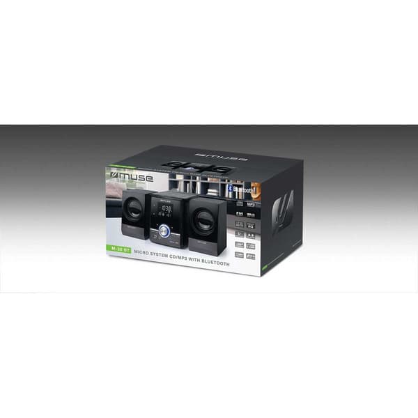 Muse Mikrosystem M-38bt Sort