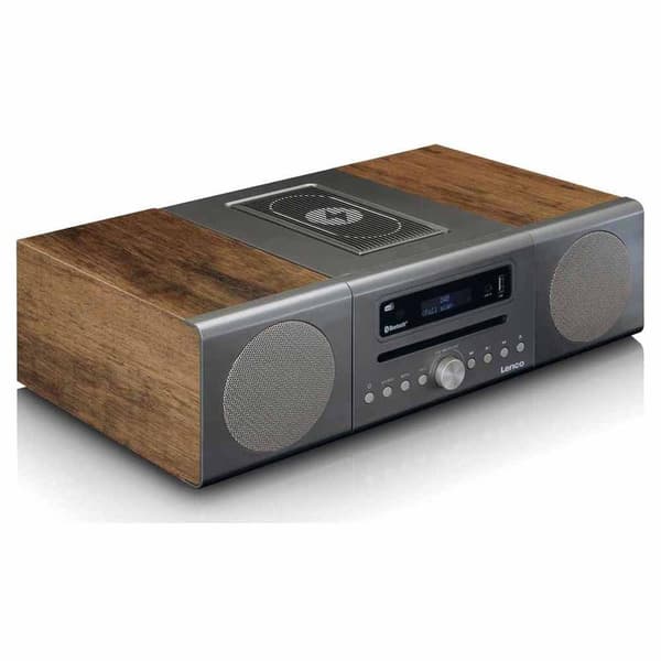 Lenco Mikro Hi-fi Mc-175 Harmaa