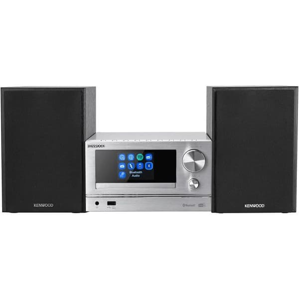 Mikrosystem - Kenwood - M-7000S-S - Silver - Bluetooth - USB - CD - DAB+FM radio Silver