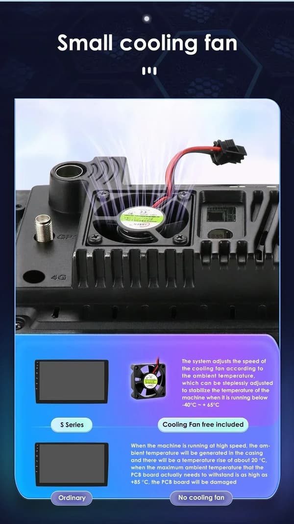 Android-autosoitin, GPS-navigointi, WiFi-yhteys, S5-4G 64G-8cores-4G