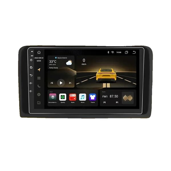 Android-autosoitin, GPS-navigointi, WiFi-yhteys, S5-4G 64G-8cores-4G