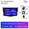 Pikkukuva 2 / 2: Autosoitin, Android 12, Carplay-integrointi, GPS-navigointi, T10-1 Kamera-64G DVR