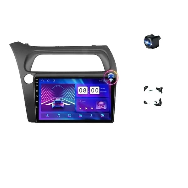 Autostereo, Android 12 -yhteensopivuus, monimedialaiteohjaus, T3L-Fan-Kamera