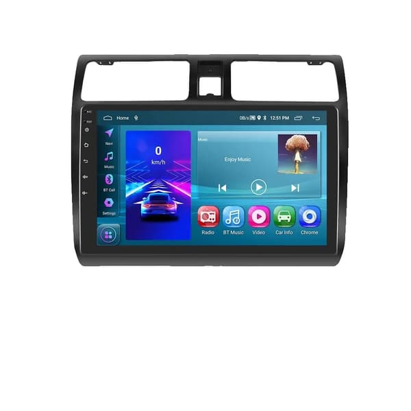 Bilradio, Android kompatibilitet, GPS navigation, 8-128GB