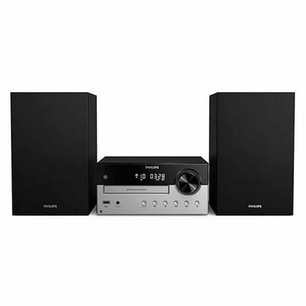 Mini Hifi Philips 60 W Svart, Silver