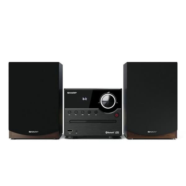 Sharp hi-fi-system - XL-B512(BR) - XLB512BR Mikroljudsystem 45 W med FM/FM-radio, Bluetooth, USB, CD, MP3 Brun