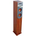 Miniatyrbild 3 av 3: Ljudtorn INOVALLEY HP34-CD-WOOD Bluetooth CD-spelare - 100W - USB - Trä och grå