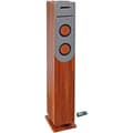 Miniatyrbild 1 av 3: Ljudtorn INOVALLEY HP34-CD-WOOD Bluetooth CD-spelare - 100W - USB - Trä och grå