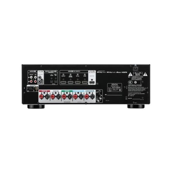 AV-mottagare - DENON - AVR-X580BT - 5.2 kanaler - 70 watt - Bluetooth och HDMI