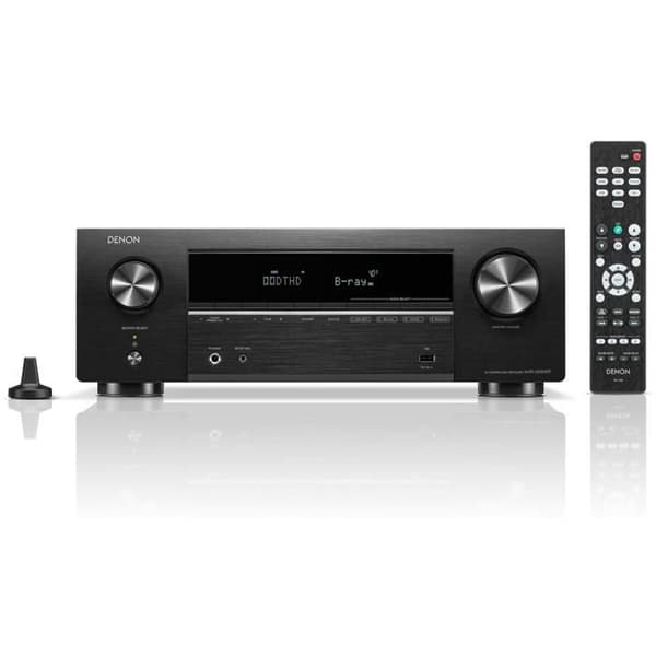 AV-mottagare - DENON - AVR-X580BT - 5.2 kanaler - 70 watt - Bluetooth och HDMI