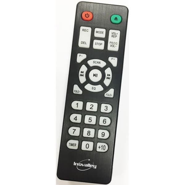 INOVALLEY RETRO29E-N Vinyl Hifi-system i retrostil - Bluetooth 5.0 - 2x20W - CD / K7 ljudspelare - FM-radio - 2 USB-portar