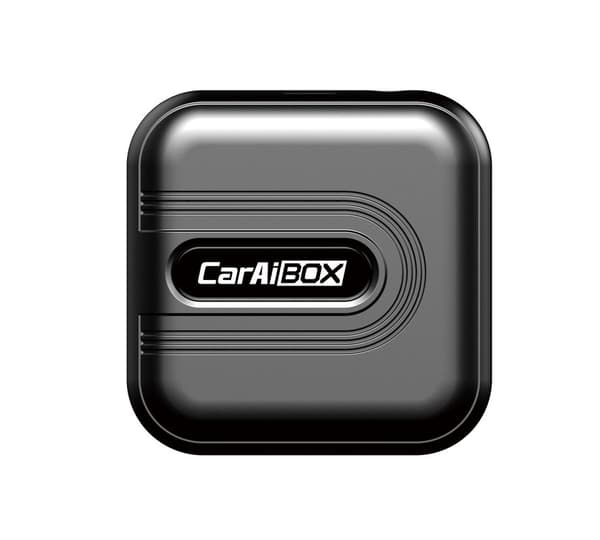 CarAiBox trådlös Apple CarPlay och Android Auto-adapter, Netflix & YouTube-stöd, Plug & Play, GPS, 5G WiFi och Bluetooth 5.0