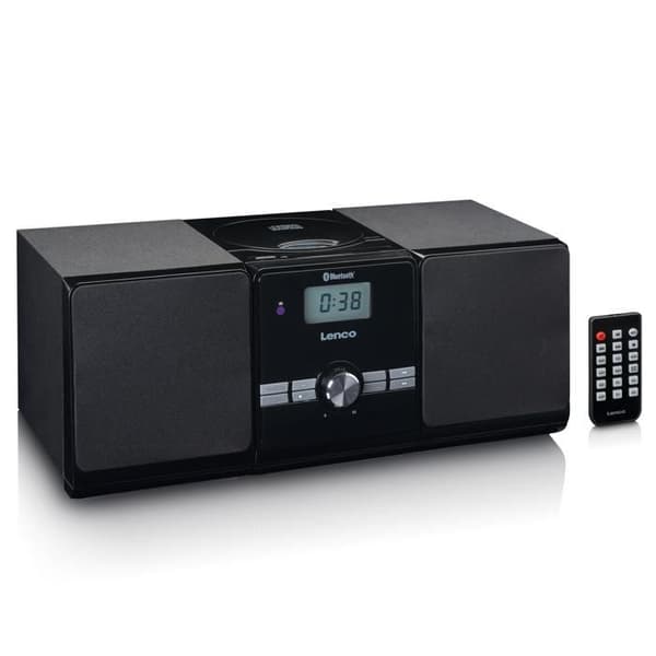 Lenco MC-030BK - Mikrofonsystem med CD/MP3-spelare