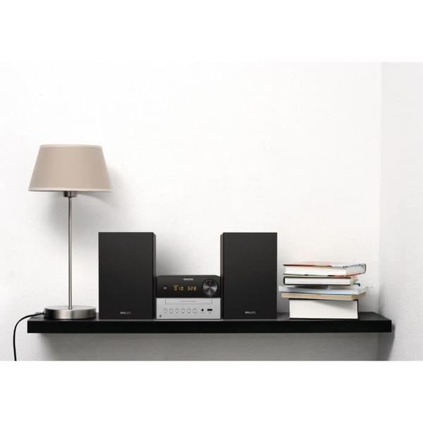 PHILIPS TAM3205 - Mini Hi -Fi CD, USB, Bluetooth, FM -radio - 18W - Basreflex - Digital ljudkontroll