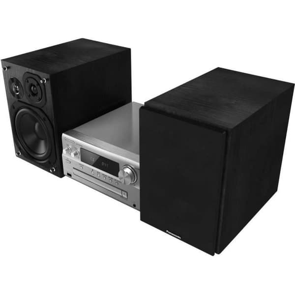 Panasonic SC-PMX94 stereosystem - CD, Bluetooth, DAB+, FM - Högupplöst ljud 2 x 60 W - Grå