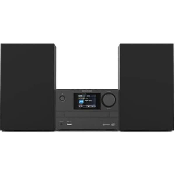 Kenwood M-525DAB Micro Hi-Fi-system med CD-spelare, USB, Dab+ och Bluetooth Audio Streaming, 6,1 cm färgskärm, Fjärrkontroll,