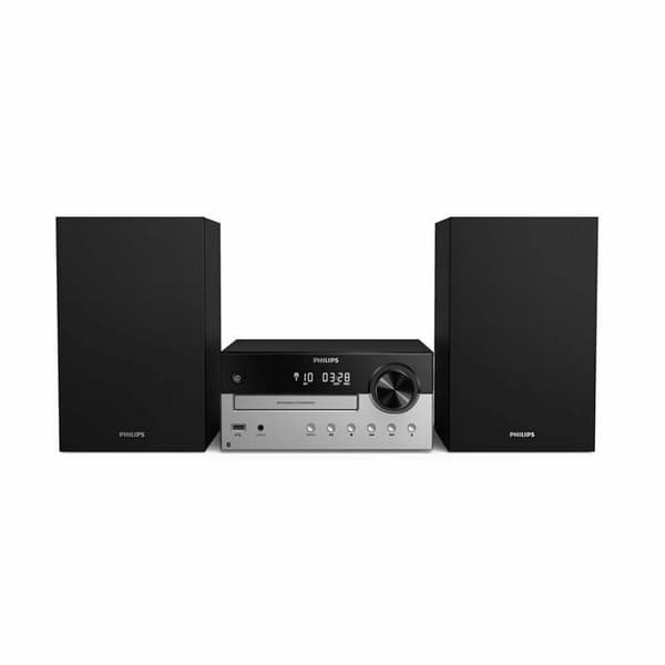 KÄYTETTY Mini Hifi Philips (Kunnostetut Tuotteet B) musta, Hopea