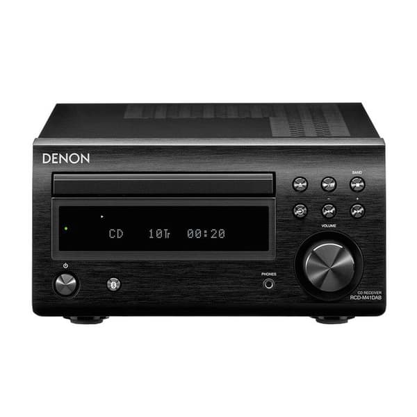 Denon D-M41DAB mikrosystem - CD/MP3-spelare, DAB/DAB+/AM/FM digitalradio, Bluetooth - 60W - Svart