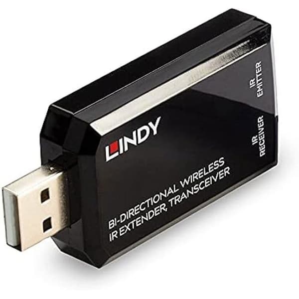 Extender IR - LINDY - Bidirektionell Sändare-Mottagare - 150m - 10 RF-kanaler - Låg energiförbrukning