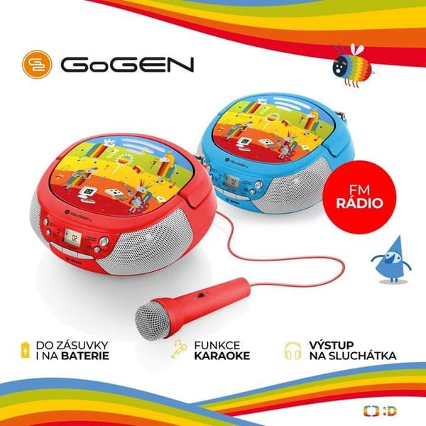 GoGEN Déco Player, blå
