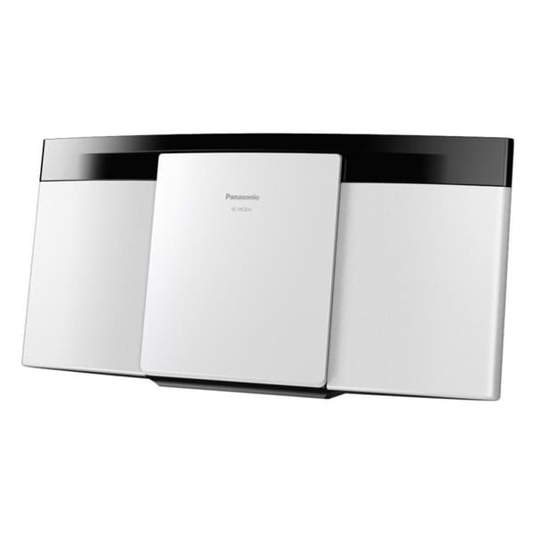 Panasonic: Stereo-system Radio/CD/Bluetooth 2x10W SC-HC200EG-W Vit Sort, Hvid