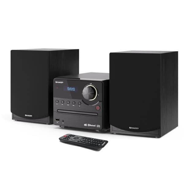 SHARP XL-B517D Hi-Fi-system - 45W - FM, DAB+ - Bluetooth - Svart