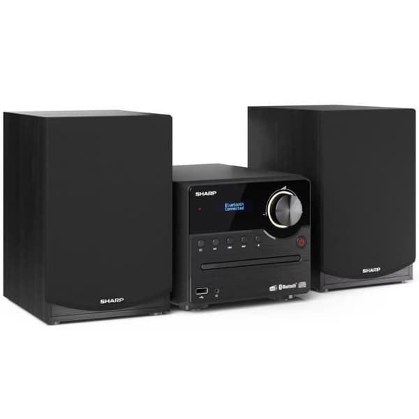 SHARP XL-B517D Hi-Fi-system - 45W - FM, DAB+ - Bluetooth - Svart Svart