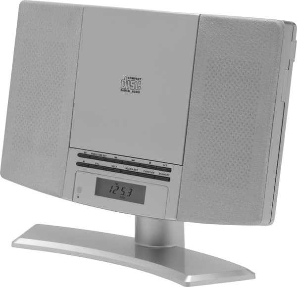 Denver MC-5220 Micro HiFi CD-afspiller, FM-radio, sølv