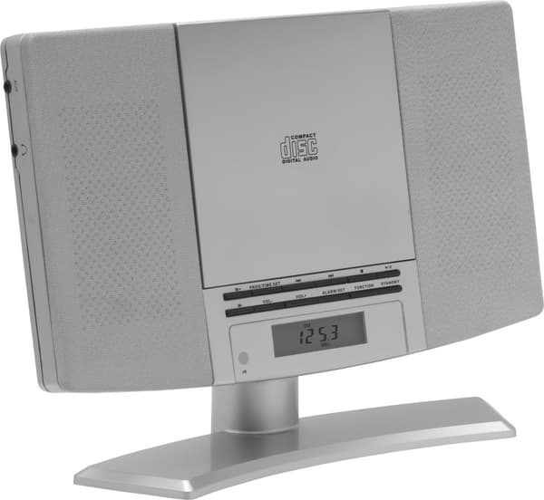 Denver MC-5220 Micro HiFi CD-afspiller, FM-radio, sølv