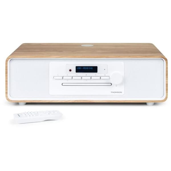 Microkedja Bluetooth - THOMSON - CD/MP3/USB/FM-radio/DAB+ - 75W - LCD-display - Fjärrkontroll