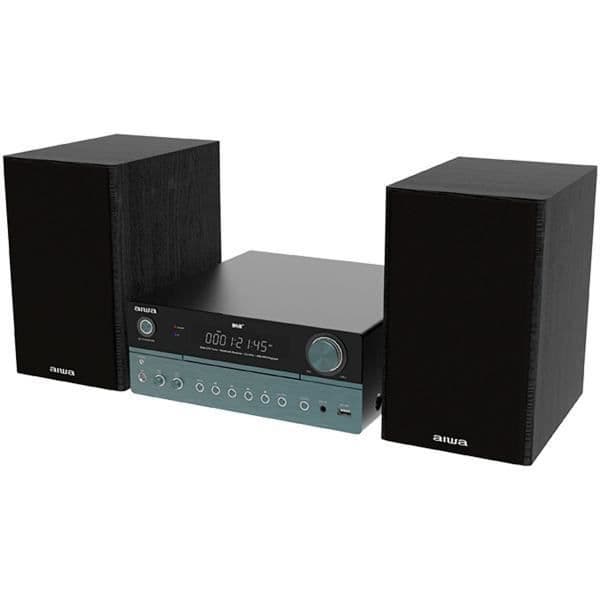 Microkedja - aiwa - MSBTU-700DAB - Svart - 50W - Bluetooth 5.0, USB, Jack 3.5, RCA