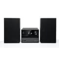Miniatyrbild 1 av 3: MUSE M-70 DBT - Bluetooth Hi-Fi mikrosystem - PLL FM/DAB+ radio, CD/MP3, USB-port - 2x20 Watt - 60 stationer som kan lagras - Svart