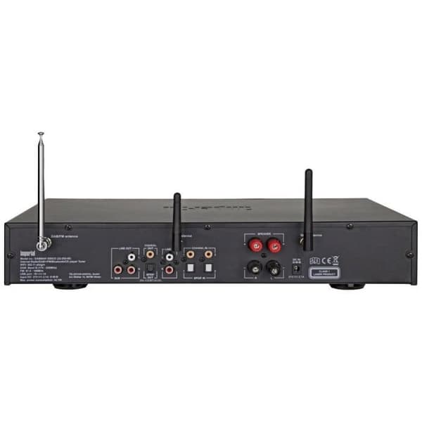 Imperial DABMAN i550CD Nätverksstereomottagare 2x42 W svart Bluetooth®, DAB+, Internetradio, USB, WiFi