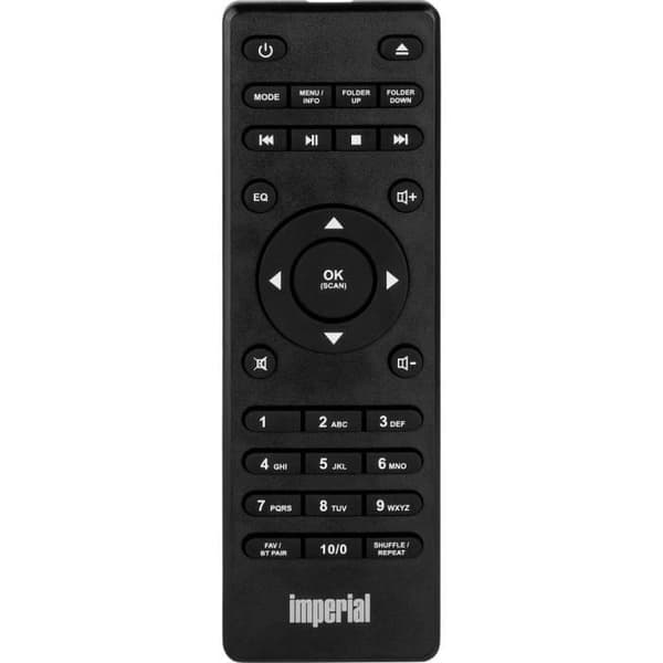 Imperial DABMAN i550CD Nätverksstereomottagare 2x42 W svart Bluetooth®, DAB+, Internetradio, USB, WiFi