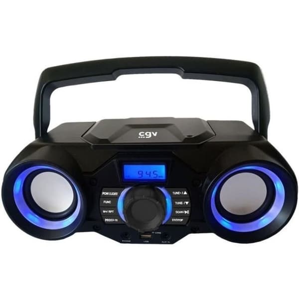 Bärbar CD-radio - CGV - CD SG-1 - Bluetooth 5.0 - USB - SD