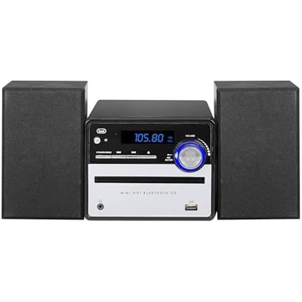 TREVI HCX 10F6 CD BT SVART HIFI-SYSTEM