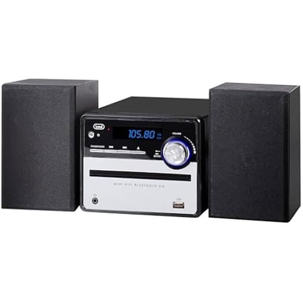 TREVI HCX 10F6 CD BT SVART HIFI-SYSTEM Svart, Silver