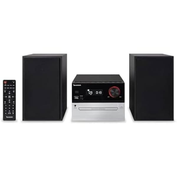 Hi-Fi-mikrosystem - SUNSTECH - Bluetooth 5.3 - LCD-skärm - 30W effekt - Digital FM-tuner