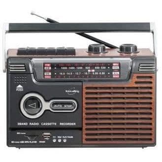 Radiokasettisoitin - INOVALLEY - RK10N - 1 x 8 watin kaiutin - AM/FM/SW1/SW2
