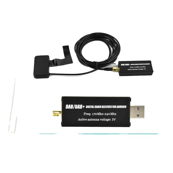 Bil DAB+ Radio Modtager, Antenne Digital Tuner, Android Stereo Afspiller