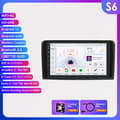 Miniatyrbild 2 av 2: Android bilstereo, GPS-navigation, WiFi-anslutning, S6-6G 64G-8kärnor-4G