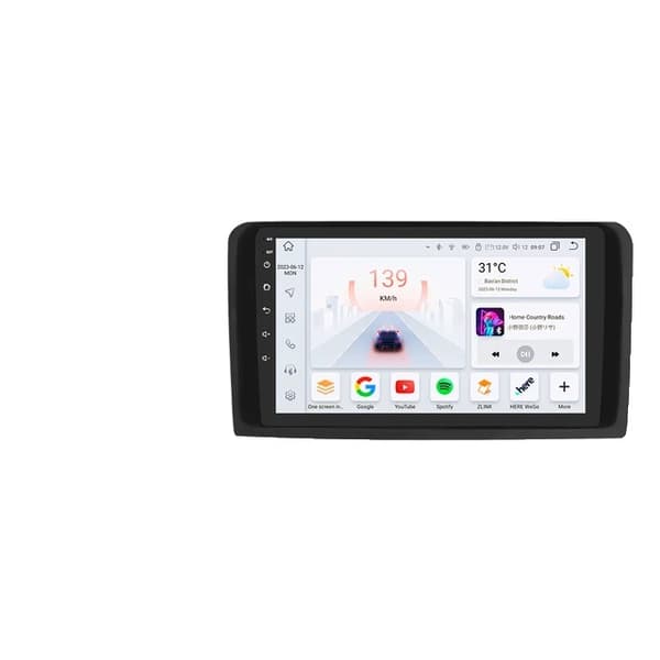 Android Bil Stereo, GPS Navigation, WiFi Forbindelse, S8-8G 128G-8cores-4G