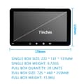 Miniatyrbilde 4 av 9: 7" trådløs Carplay Android Auto Bluetooth GPS MP5 sugekopp bilstereo