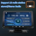 Miniatyrbilde 9 av 9: 7" trådløs Carplay Android Auto Bluetooth GPS MP5 sugekopp bilstereo