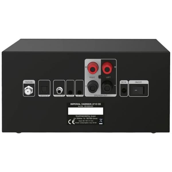 Mikro stereoanläggning - Imperial - DABMAN i310 CD - DAB+, FM, Bluetooth - CD-spelare, inspelning