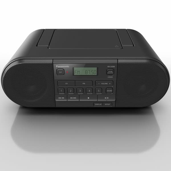 Panasonic Kraftfull bärbar radio med CD