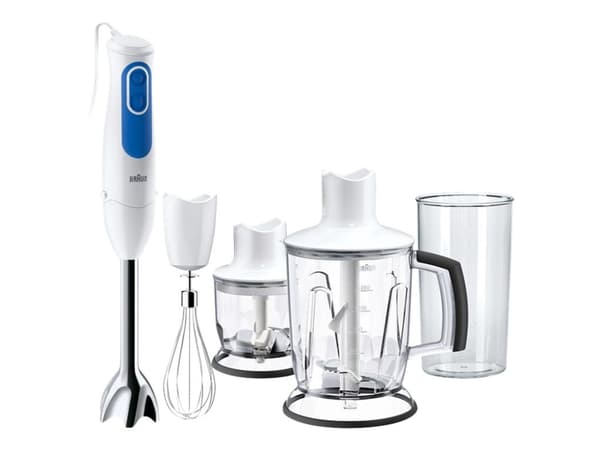 Braun Multiquick 3 MQ 3045 Aperitive - Handmixer - 700 W - vit / blå