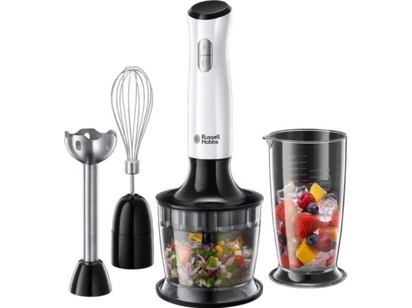 Russell Hobbs Horizon 24710-56 3 in 1 - Håndmikser - 500 W - blank svart/skinnende ishvit
